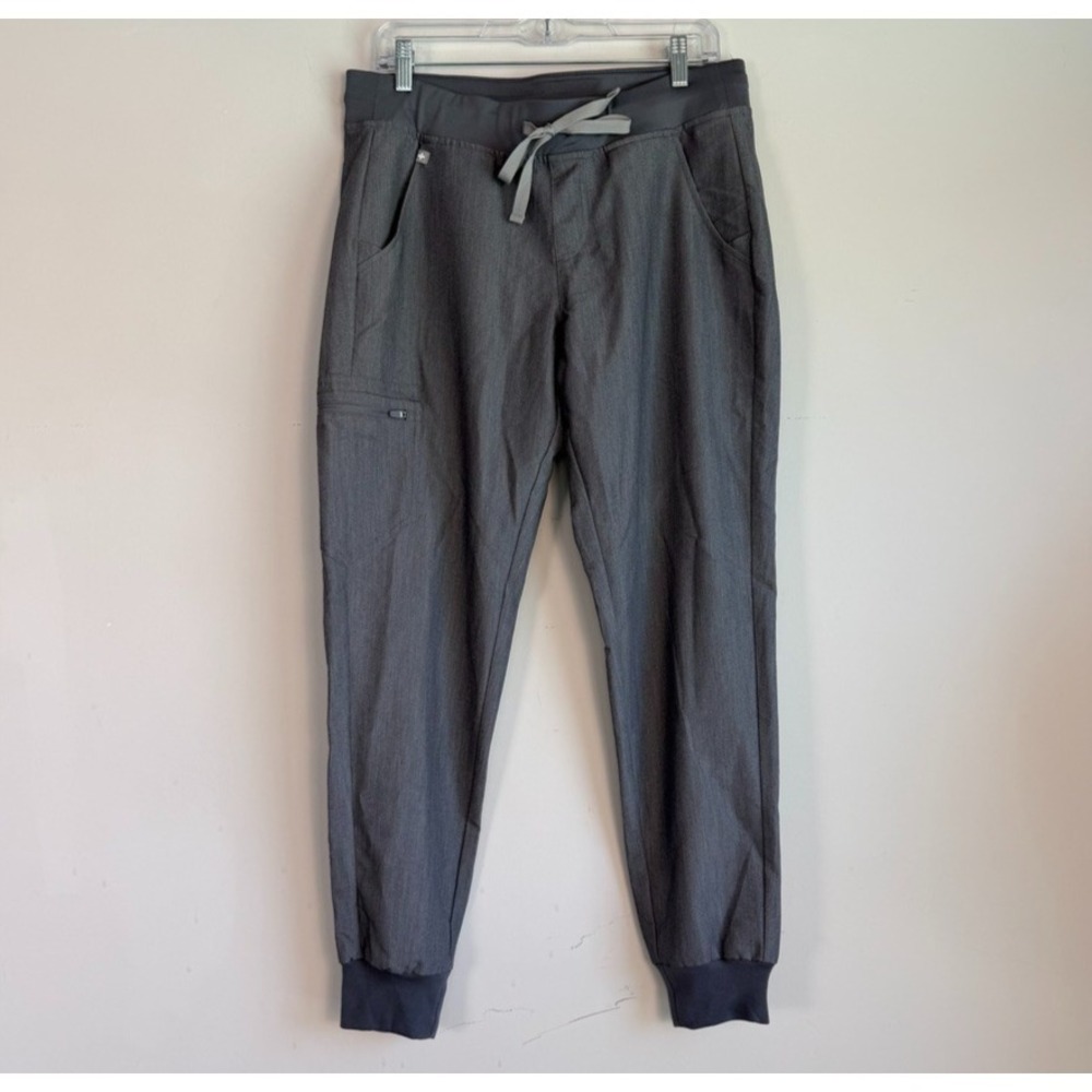 Figs Womens Zamora 2.0 Jogger Scrub Pants Medium Gray Stretch - Picture 1 of 8